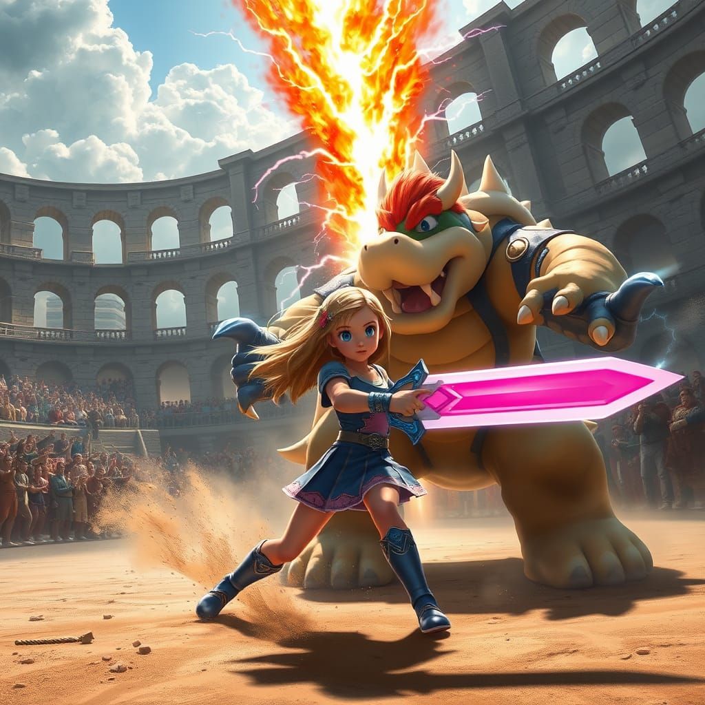 Princess Sweetheart vs Bowser