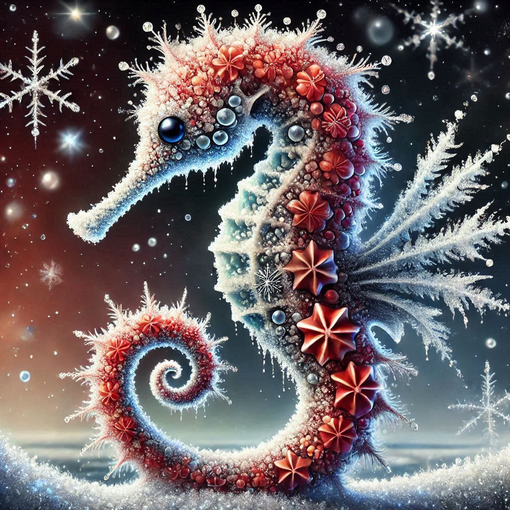 Christmas Seahorse