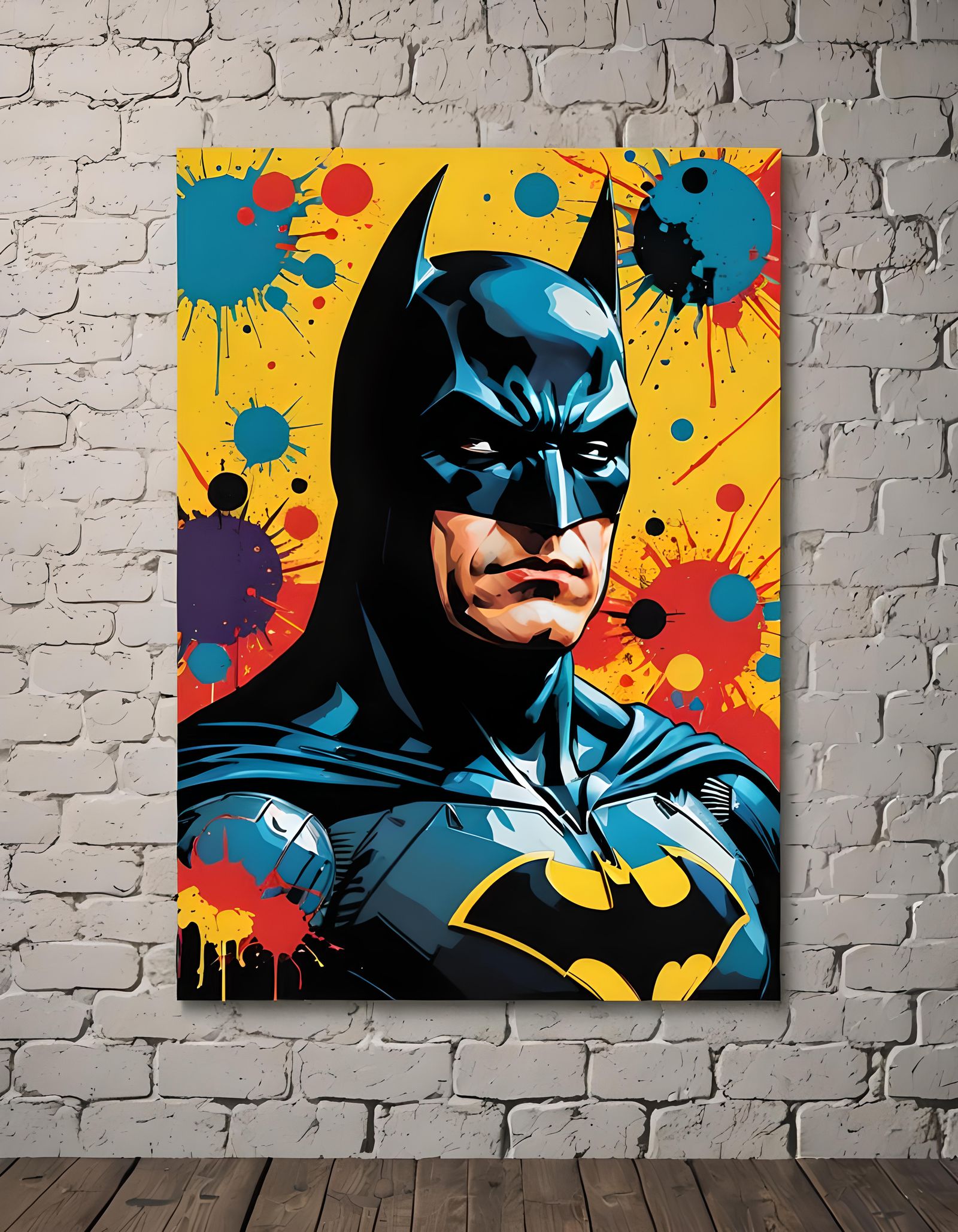 Batman Pop Art Poster AI Generated Artwork NightCafe Creator batman-pop-art-poster-ai-generated-artwork-nightcafe-creator