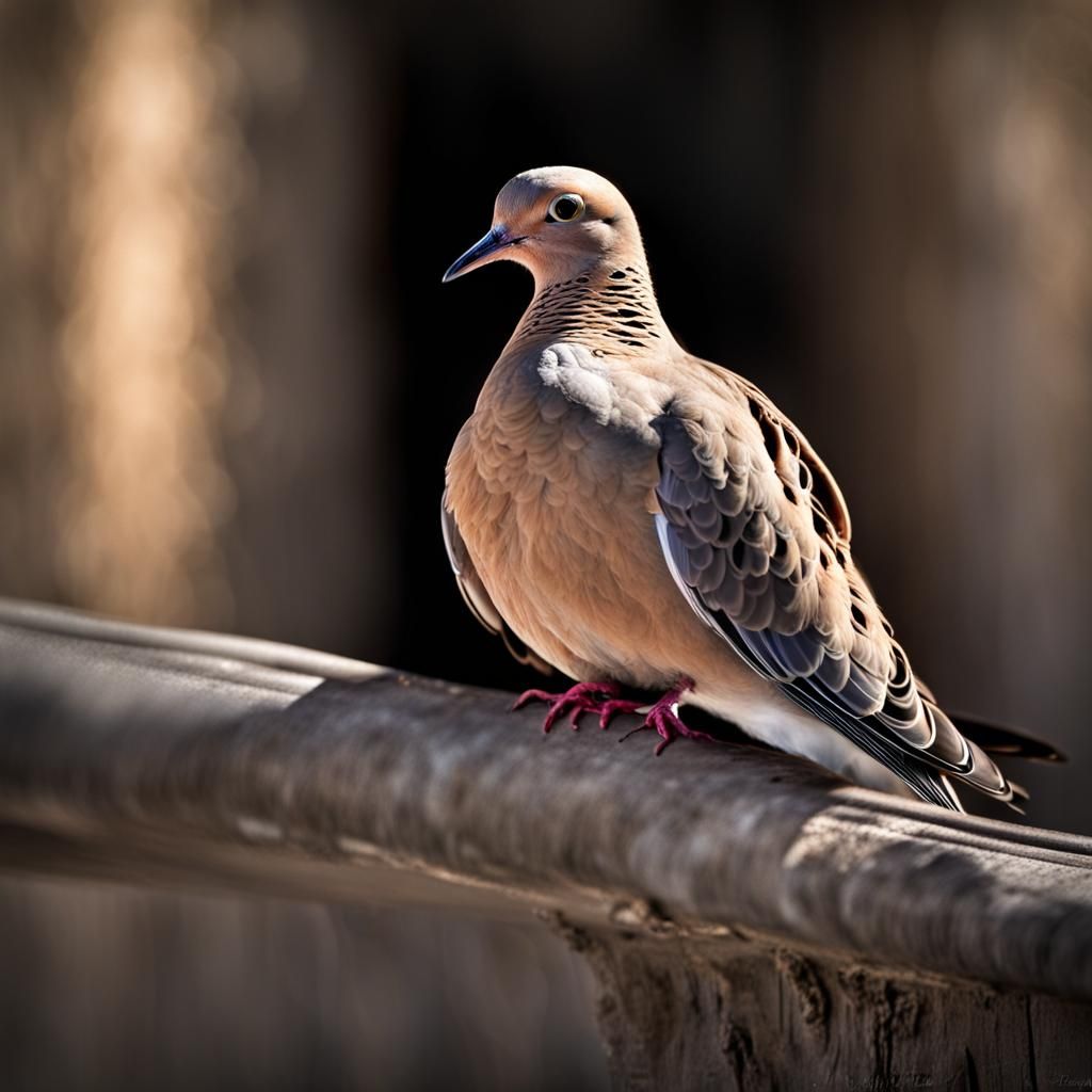 Mourning Dove - AI Generated Artwork - NightCafe Creator