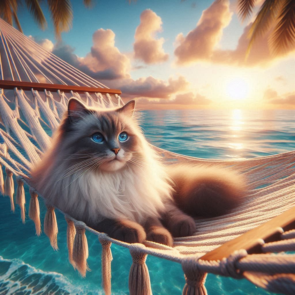 Winner of Community No Theme Challenge - Ragdoll Cat on a Ha...
