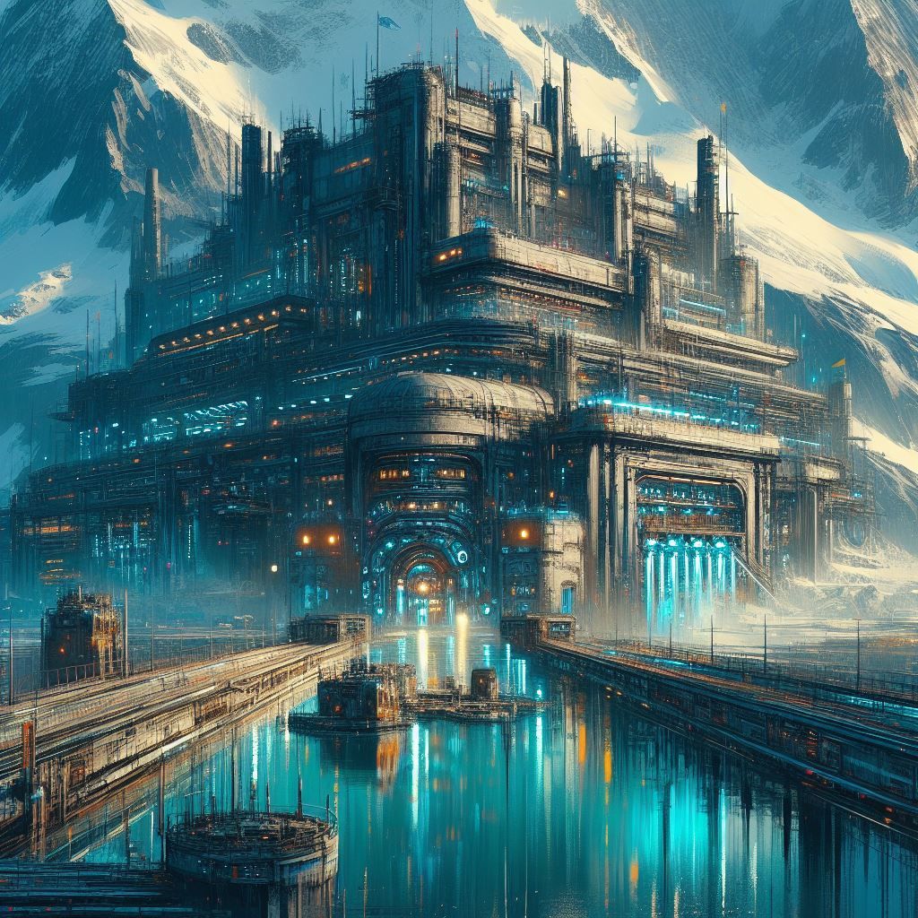 Cyberpunk mountain bunker 63-66