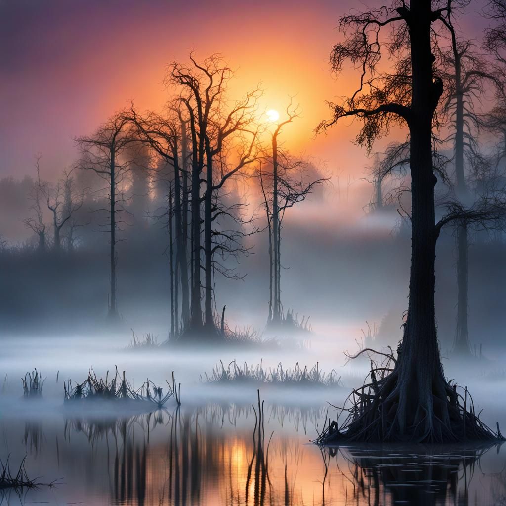 Early morning mist  by @Lilsilverfish