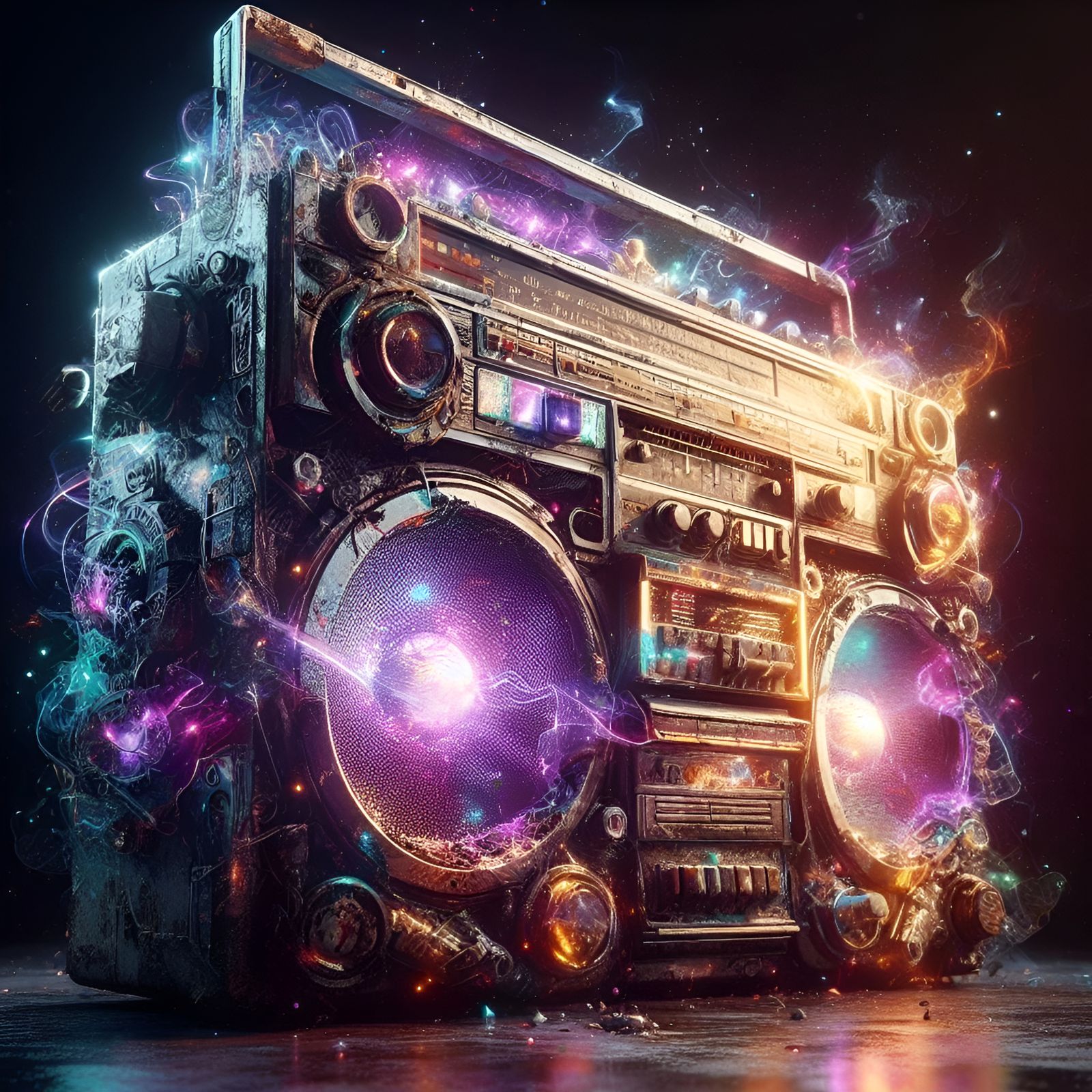 Boomboxing Wit God   by @Weird Insaan