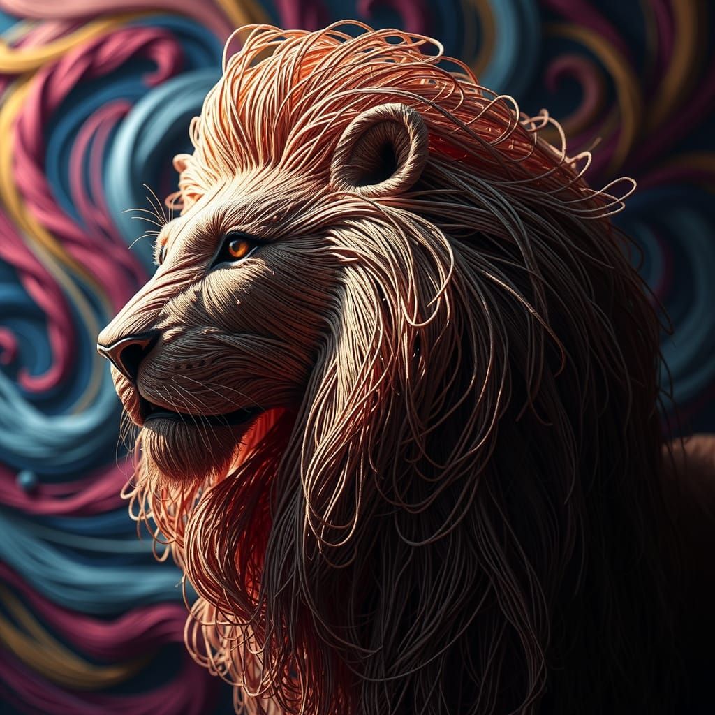 The Lion String  by @possom2009