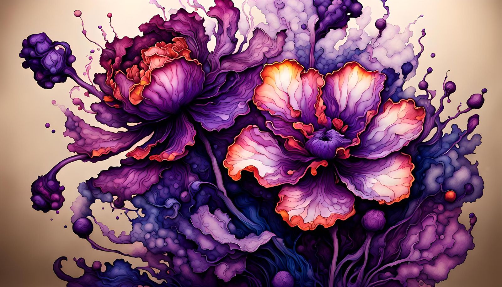 Dancing Peonies  by @lawrencelot