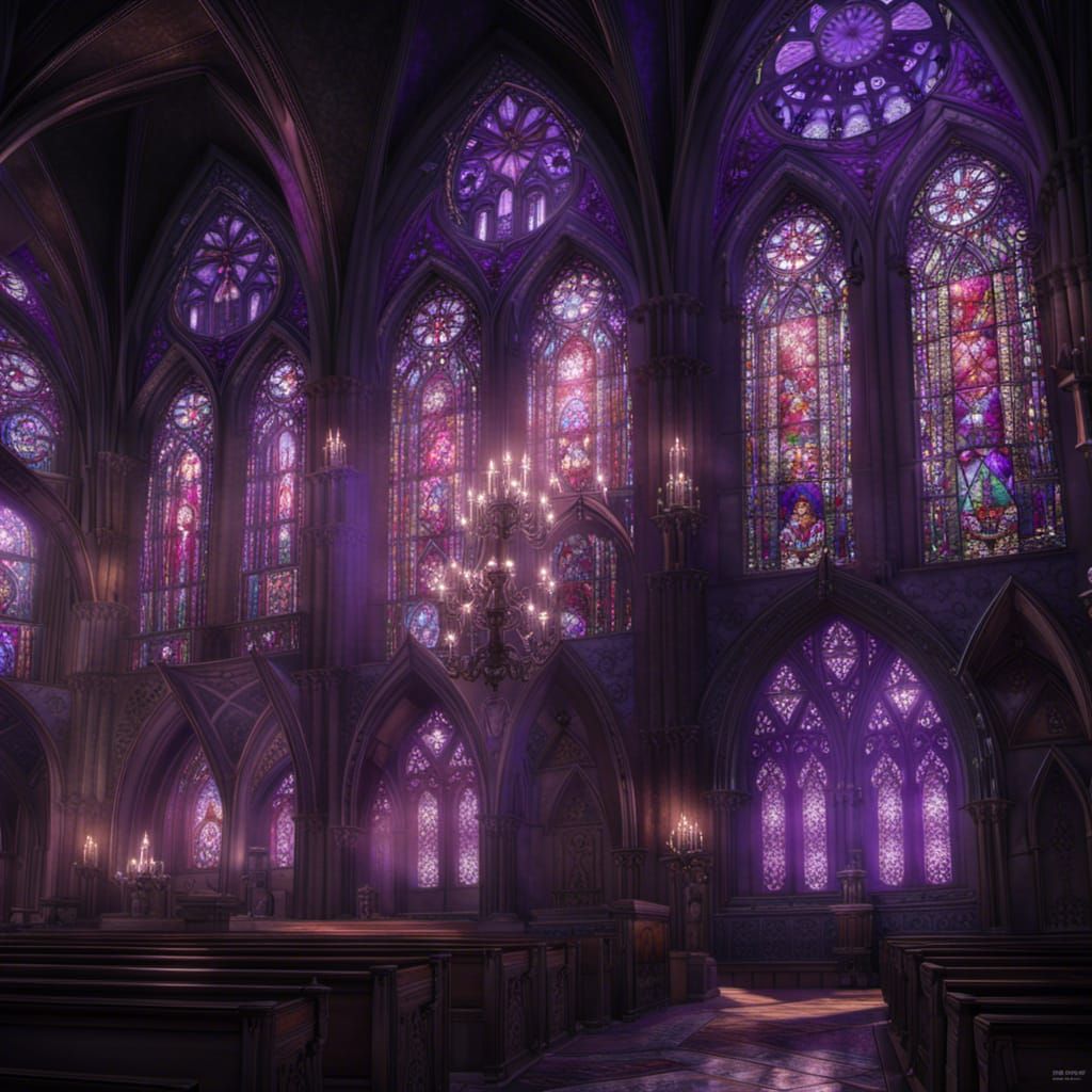 Beautiful Eerie Gothic Church - AI Generated Artwork - NightCafe Creator