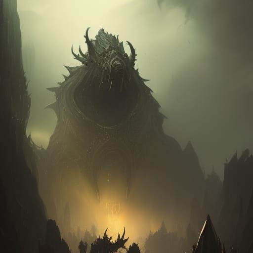 Dark fantasy creature