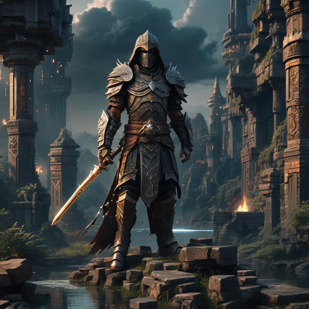 The Last Warrior   by @Oria