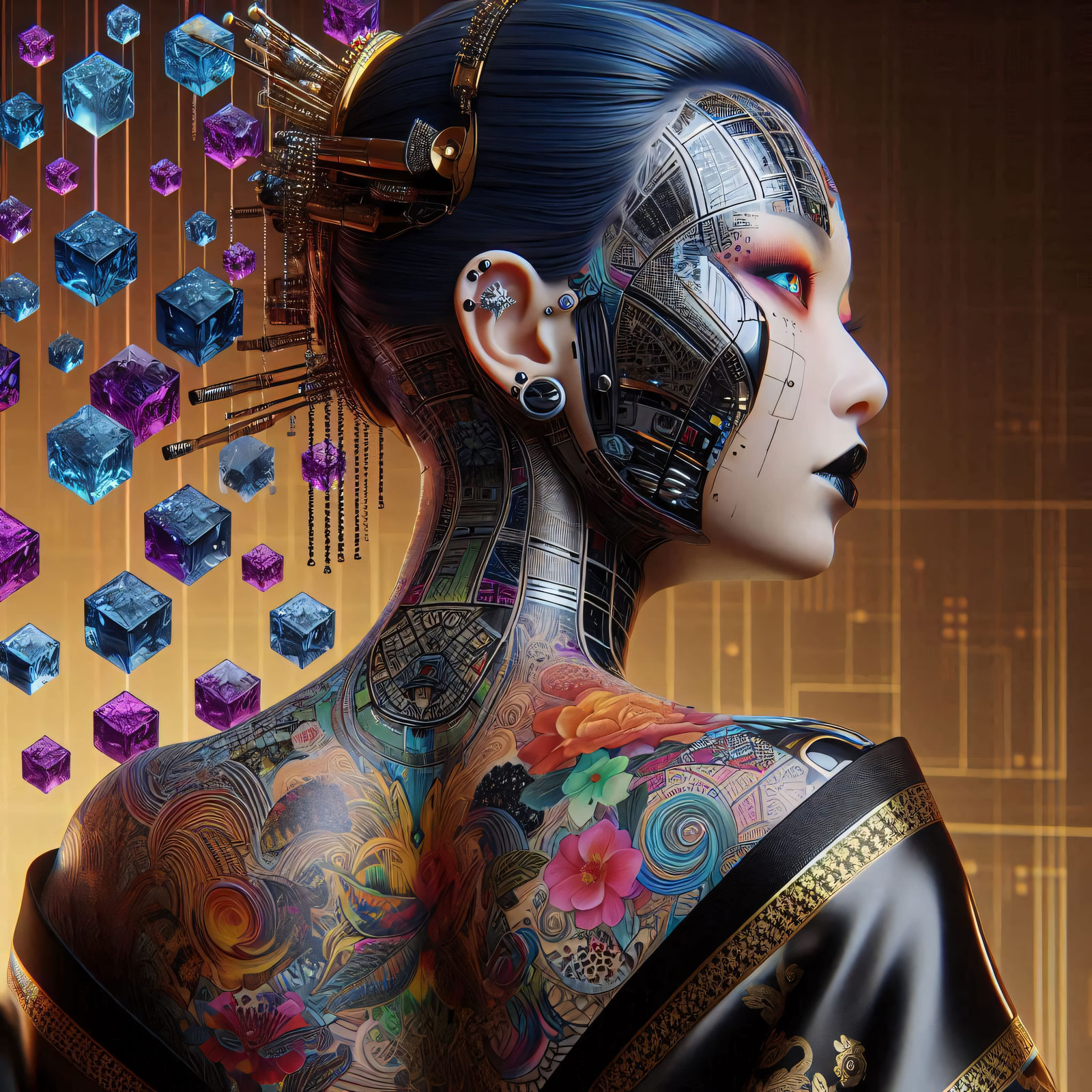 Geisha inspired by @samuella @Trixelle @Sasha_Teal @DirkDanger