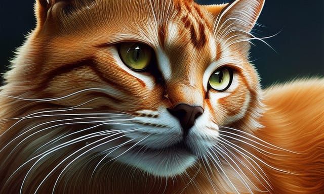 Melancholic Cat - AI Generated Artwork - NightCafe Creator