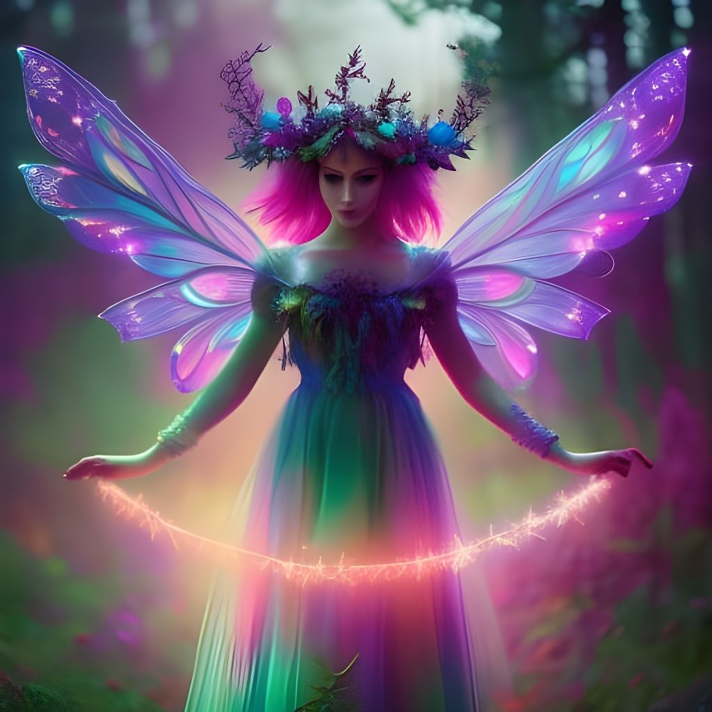 Enchanted fairy forest 🧚🏼 - AI Generated Artwork - NightCafe Creator