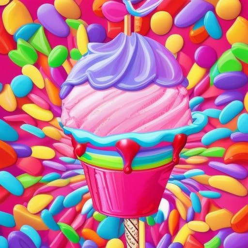 The ice cream on top challenges 5 - AI Generated Artwork - NightCafe ...