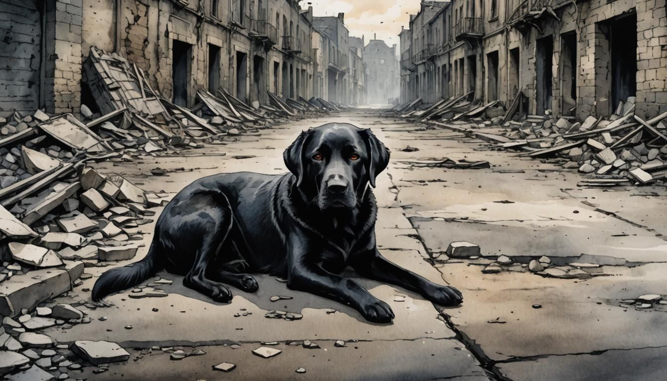 black dog