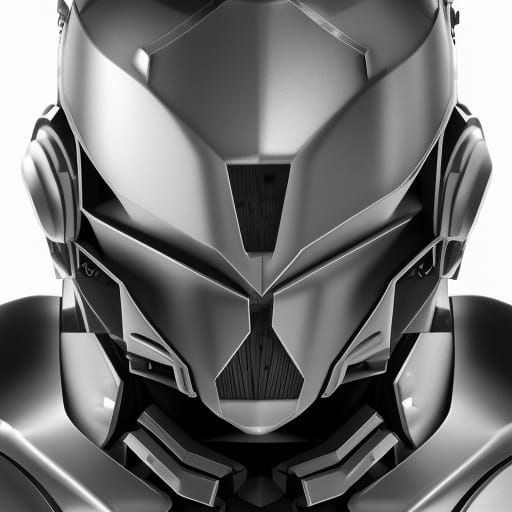A broken helmet