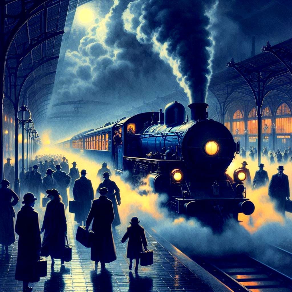 Orient Express, Paris, Gare de Lyon in the 1930s