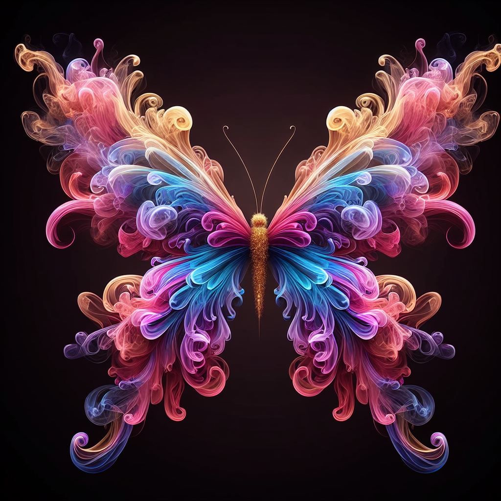 Smokey butterfly  by @DenZ