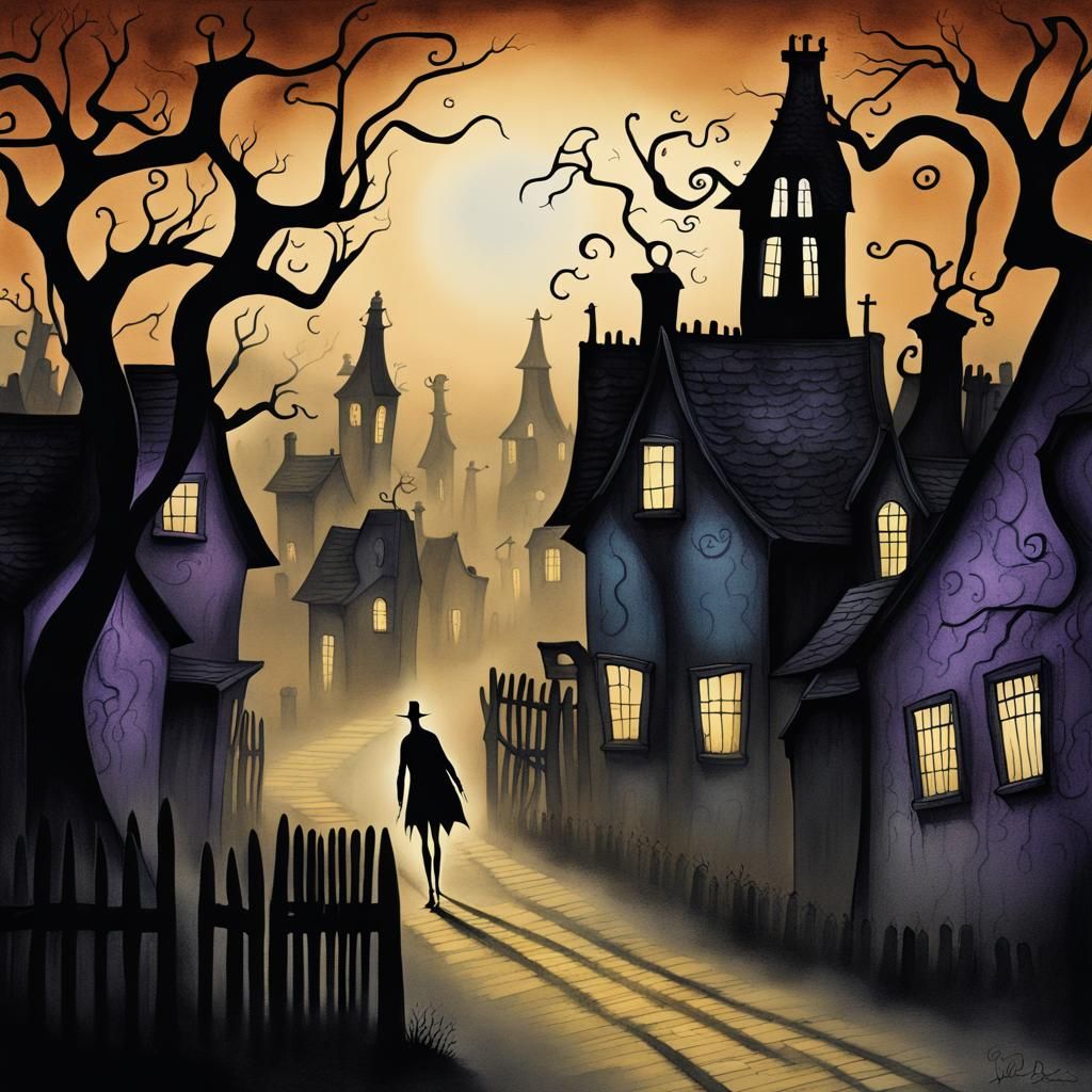 The Shadowed Wanderer  by @-Buttercupgiant-