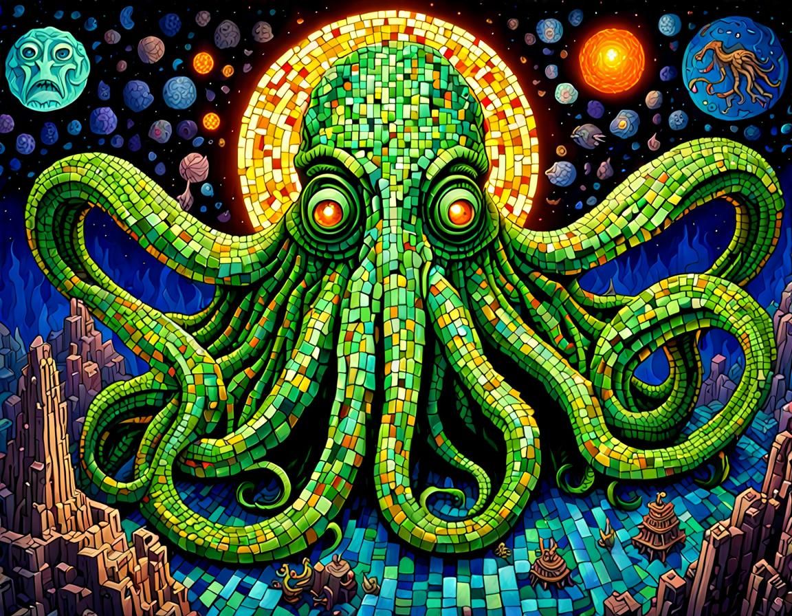 Cthulhu Rises From R'lyeh (V)