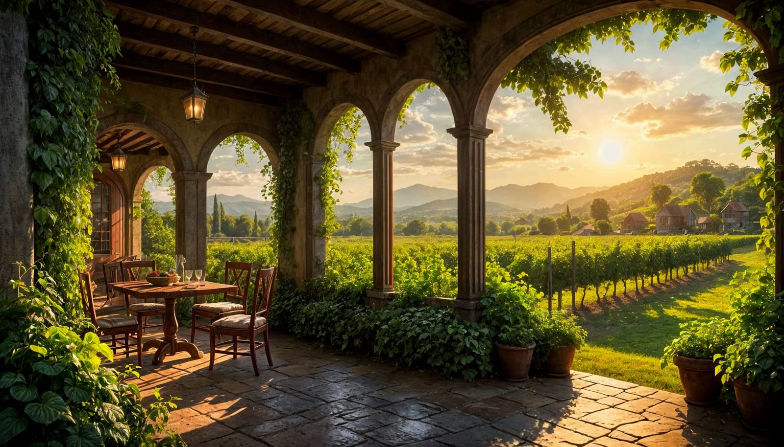 Cozy Vineyard  by @The Leycer