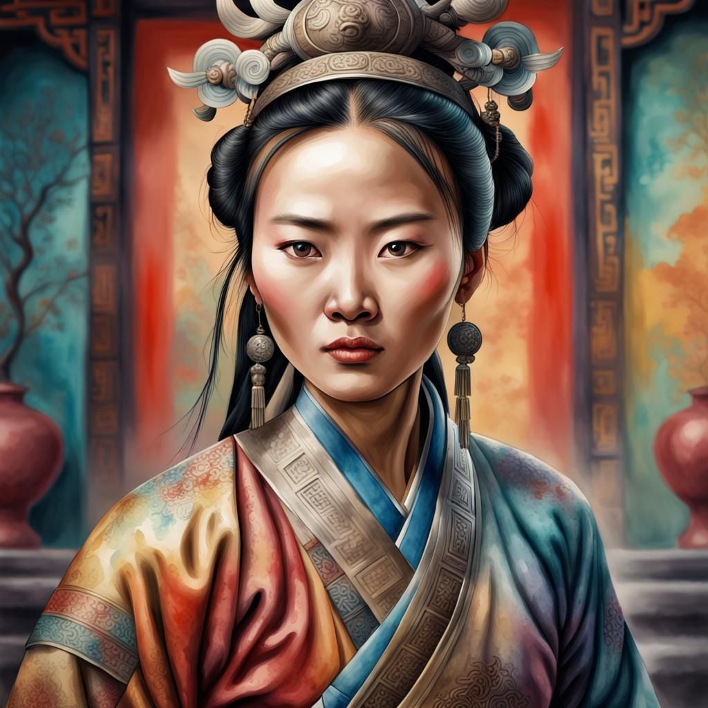 Chineese princess - AI Generated Artwork - NightCafe Creator