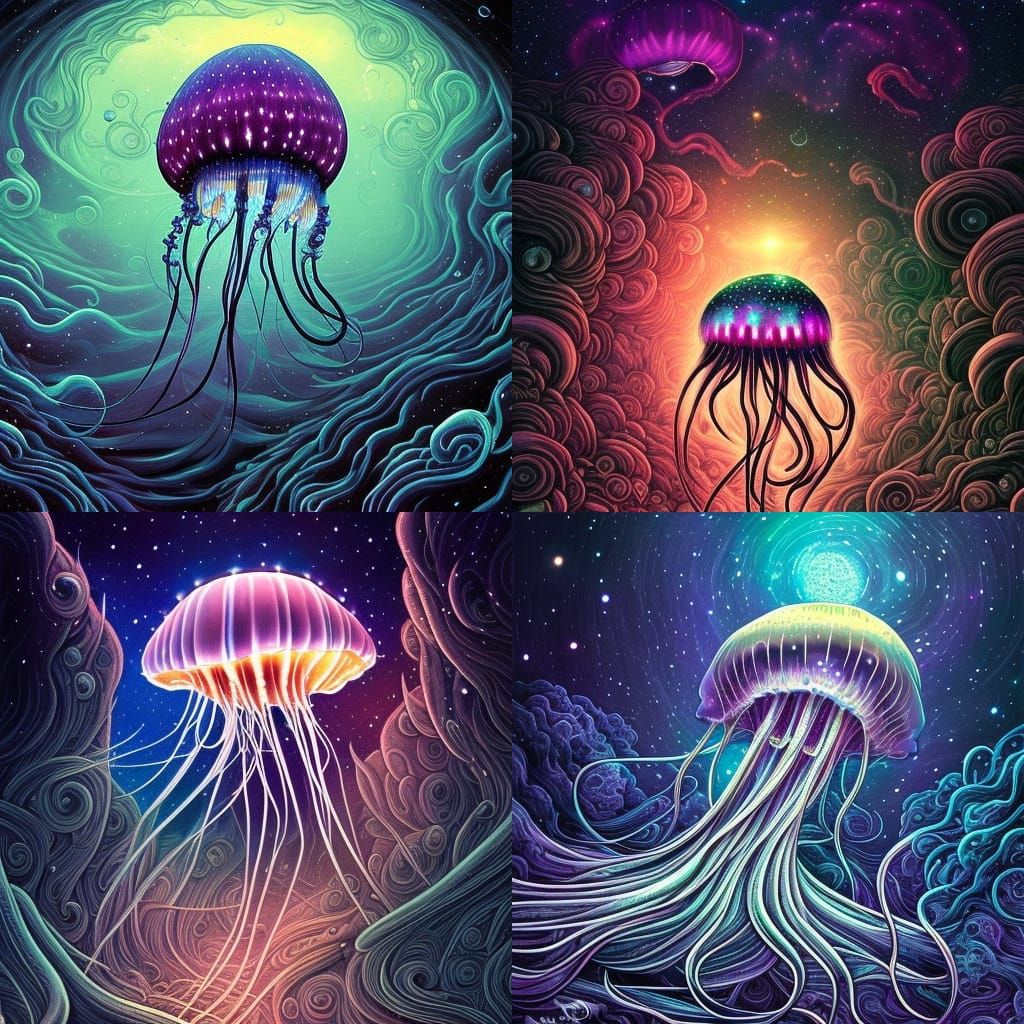 Jellyfish in the galaxy