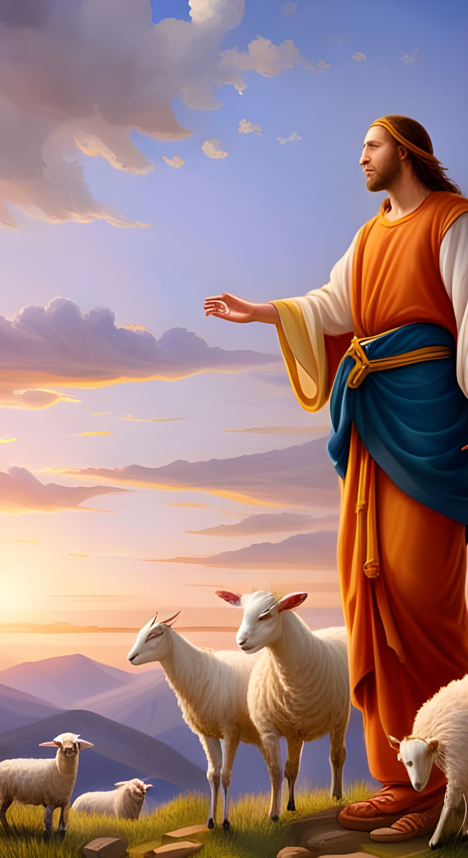 thou art weighed in the balances and found wanting the sheep...
