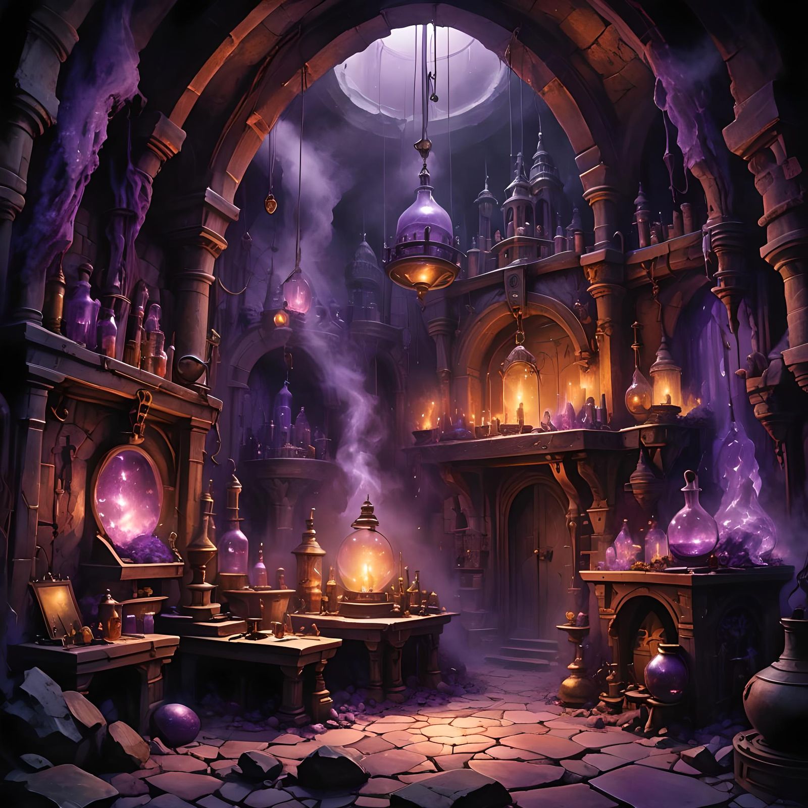 Purple alchemy  by @Kuiken