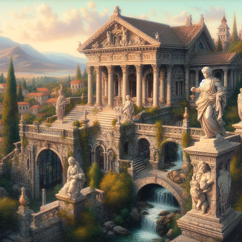 Perhaps a Little Overboard on the Statuary