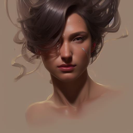 head and shoulders portrait, 8k resolution concept art portr...