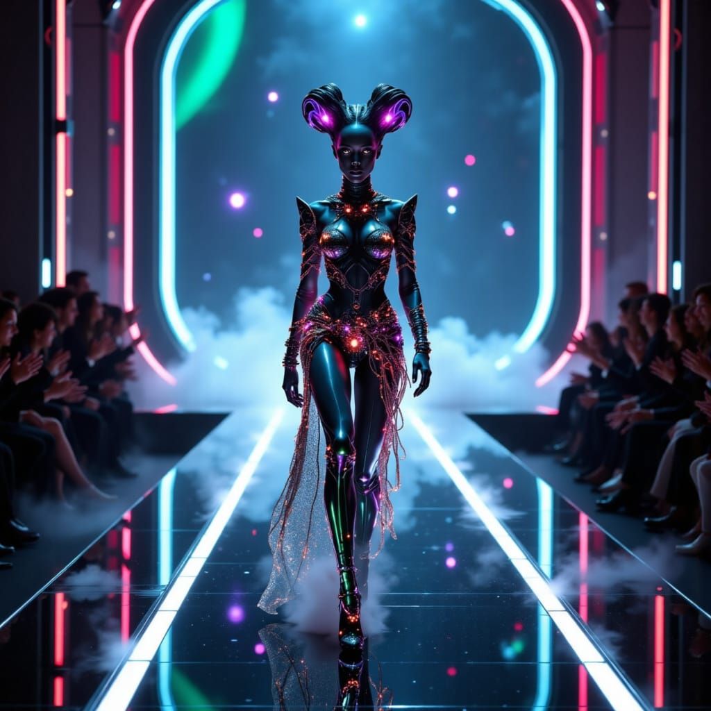 "And I do my little turn on the catwalk, yeah on the catwalk"