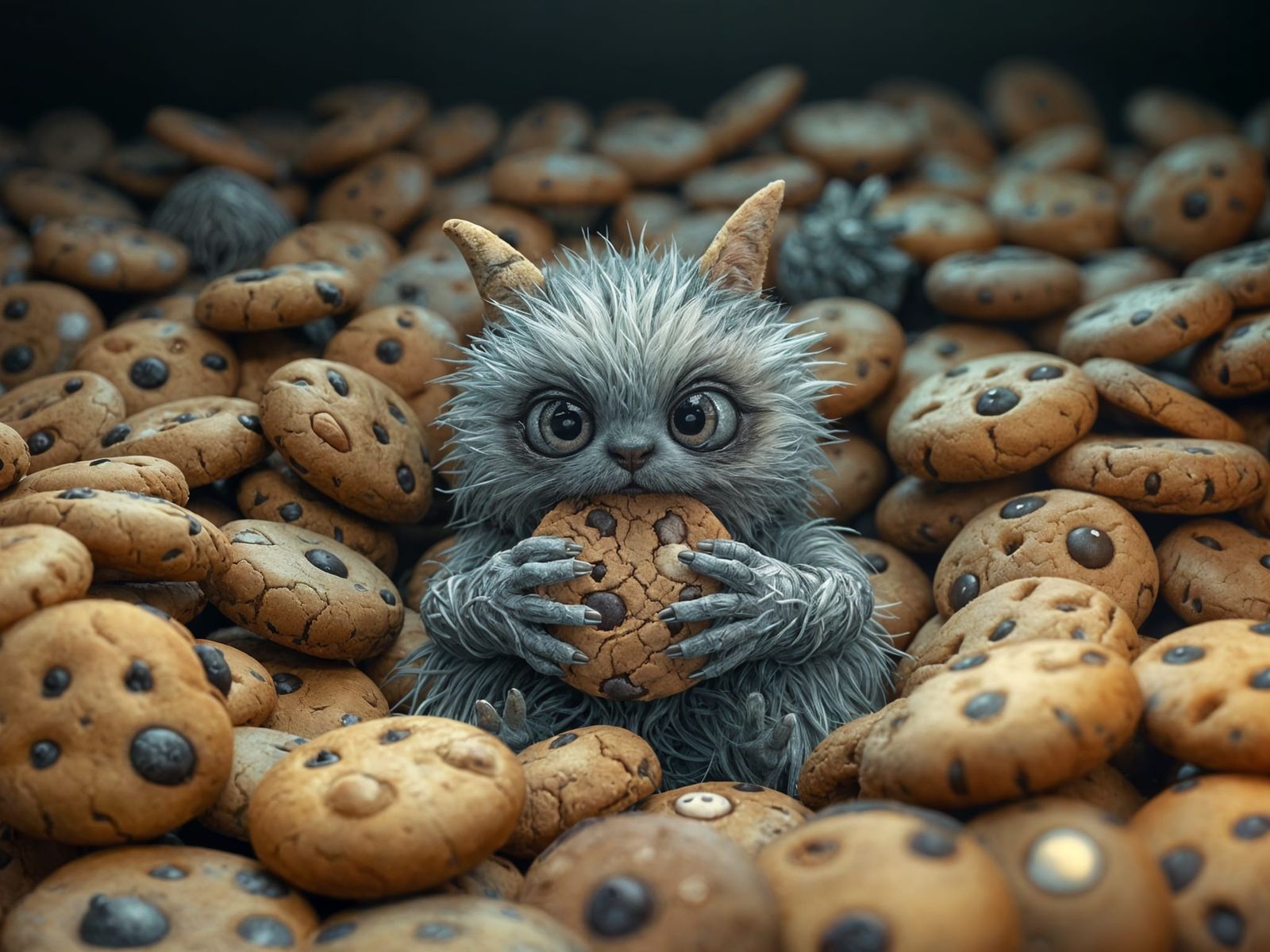 little Cookie monster  by @RatzeP2