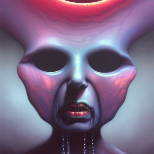 Alien looking