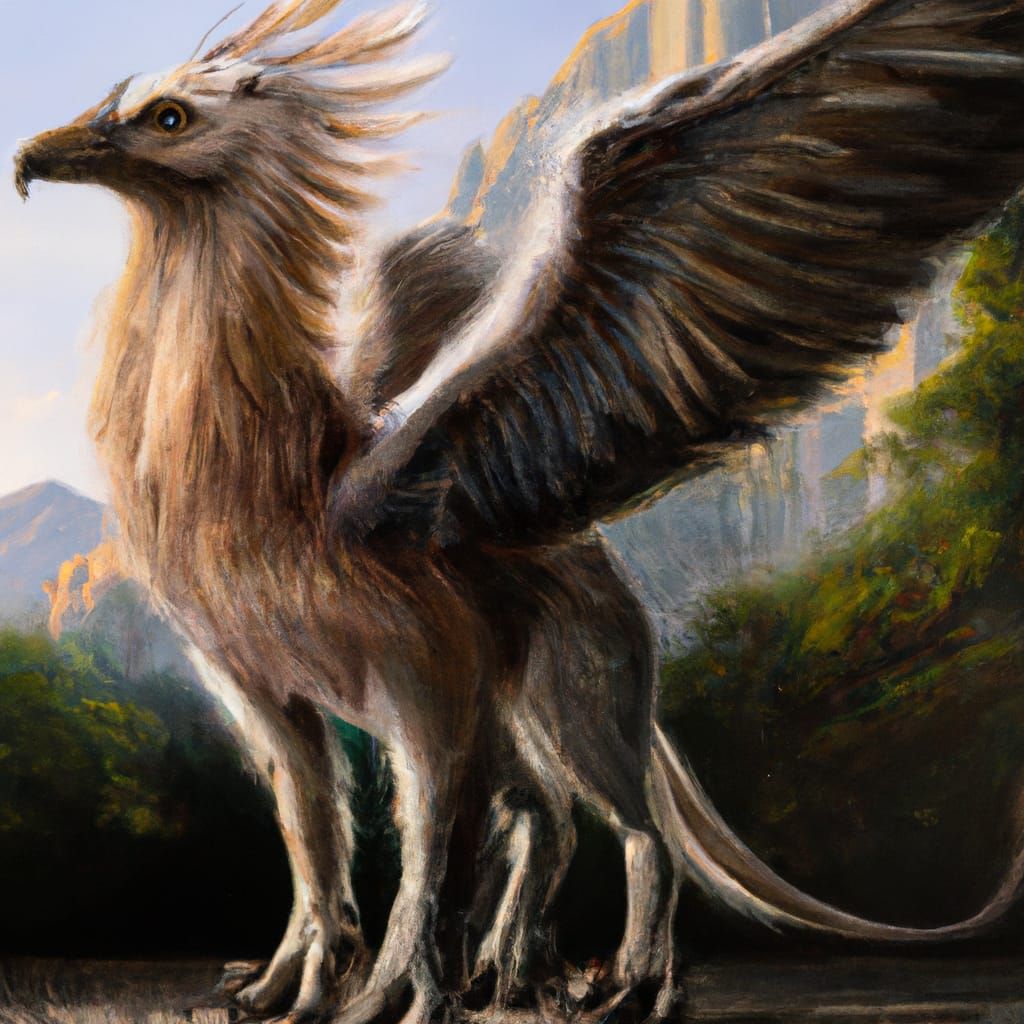 Hippogriff: half horse, half eagle creature, immensely proud and ...
