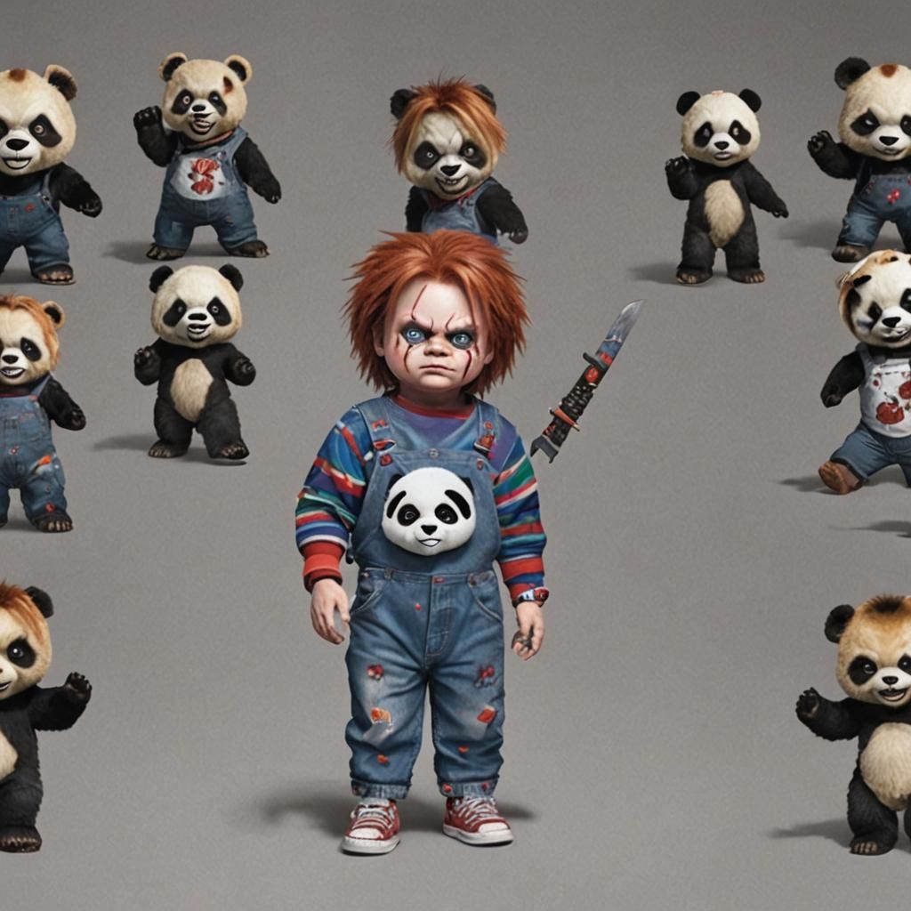CHUCKY FUSED WITH A PANDA BEAR
