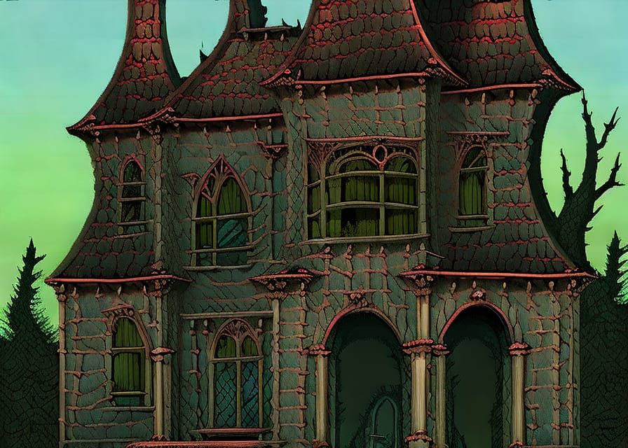 the dark manor AI Generated Artwork NightCafe Creator