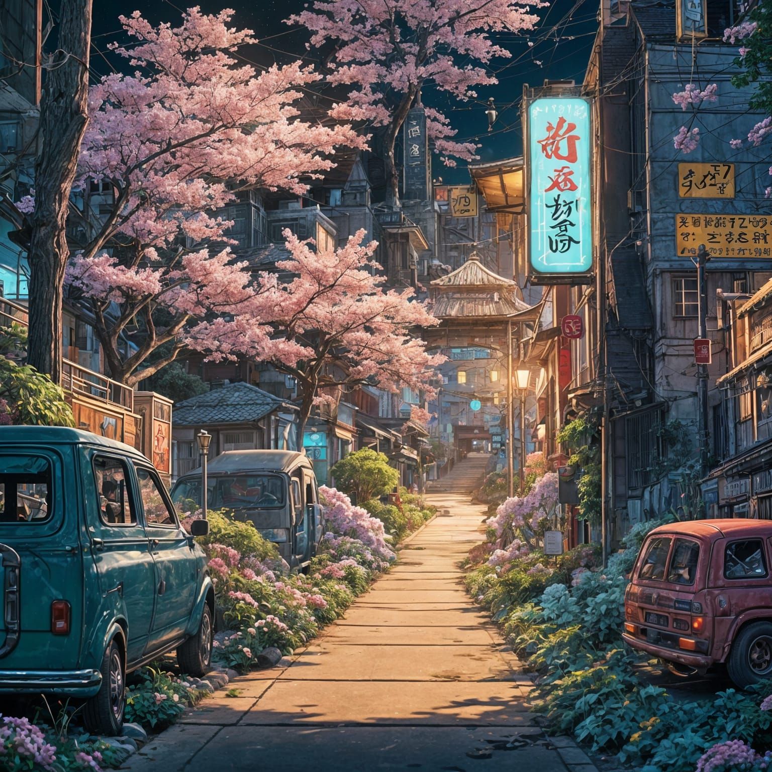 JDM Dreams - Cosy Back Street (Creative Upscale)