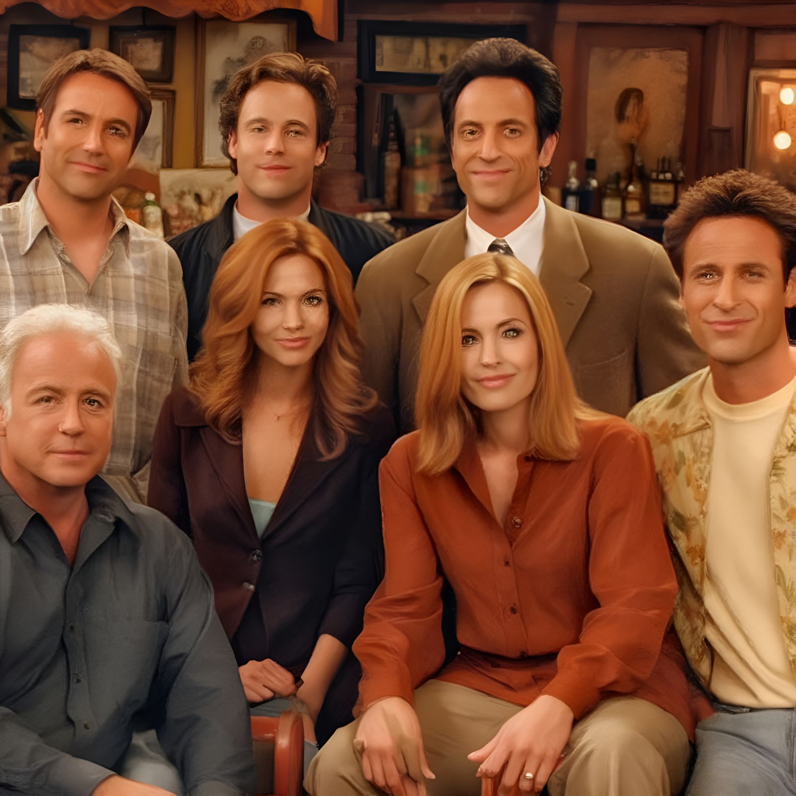 Midjourney v5: 1990s Sitcom