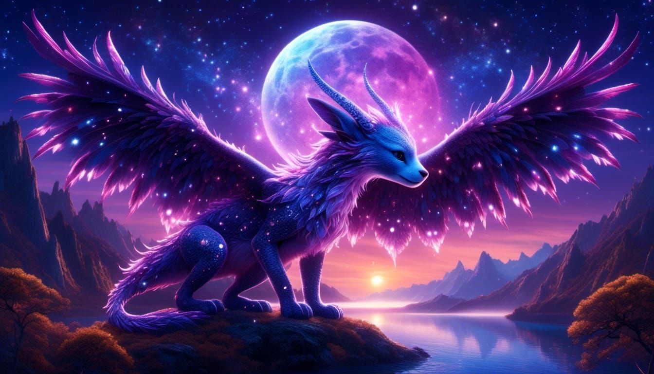 Cute little anime dragon cat, distinct lighting, detailed matte painting,  deep color, high definition, intricate detail, splash screen, comp - AI  Generated Artwork - NightCafe Creator