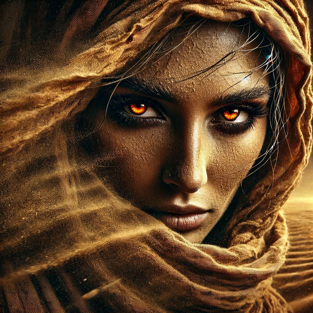 "Desert Sentinel": Eyes of the dunes  by @Artless