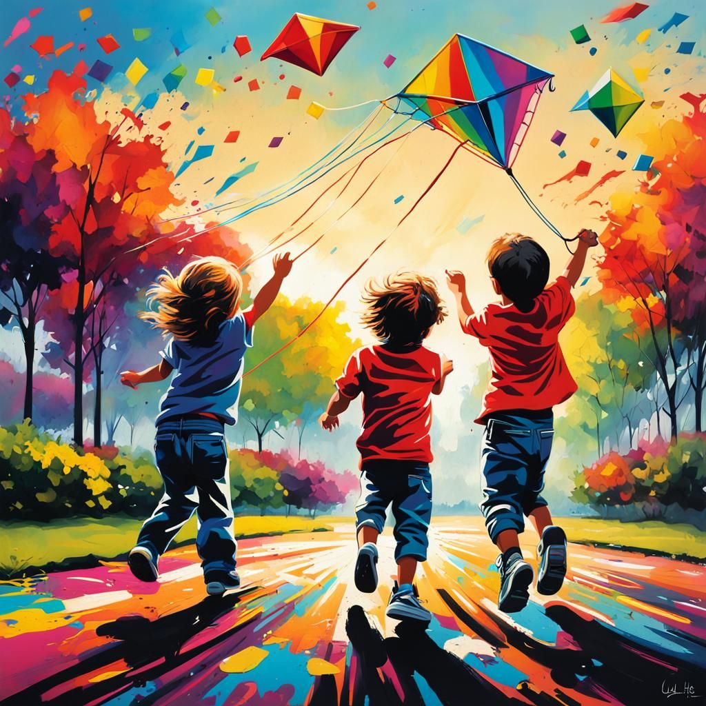 Let's go fly a kite 1  by @Kallistratia