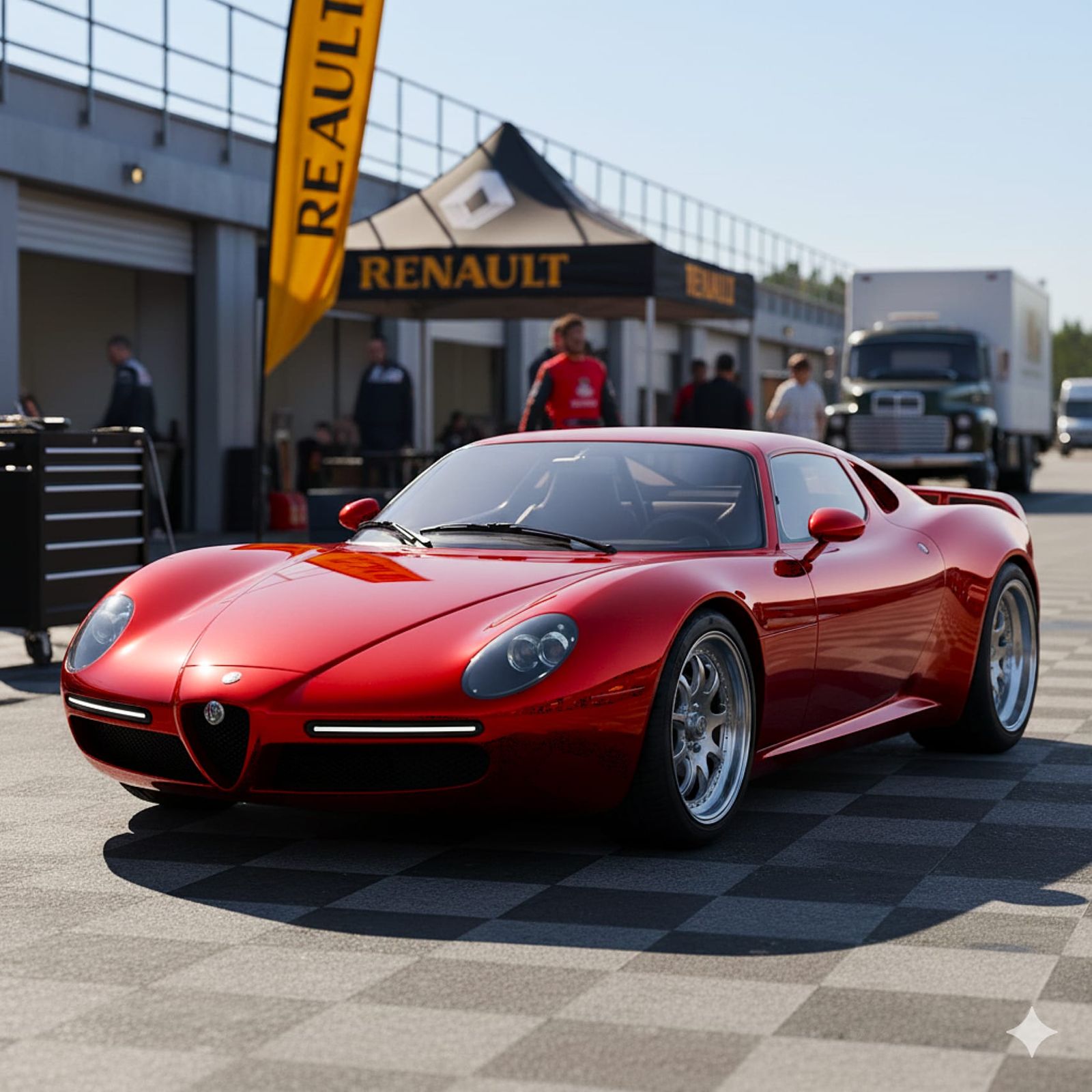 Alfa Romeo Retro-Mod Sports Car Concept, #4