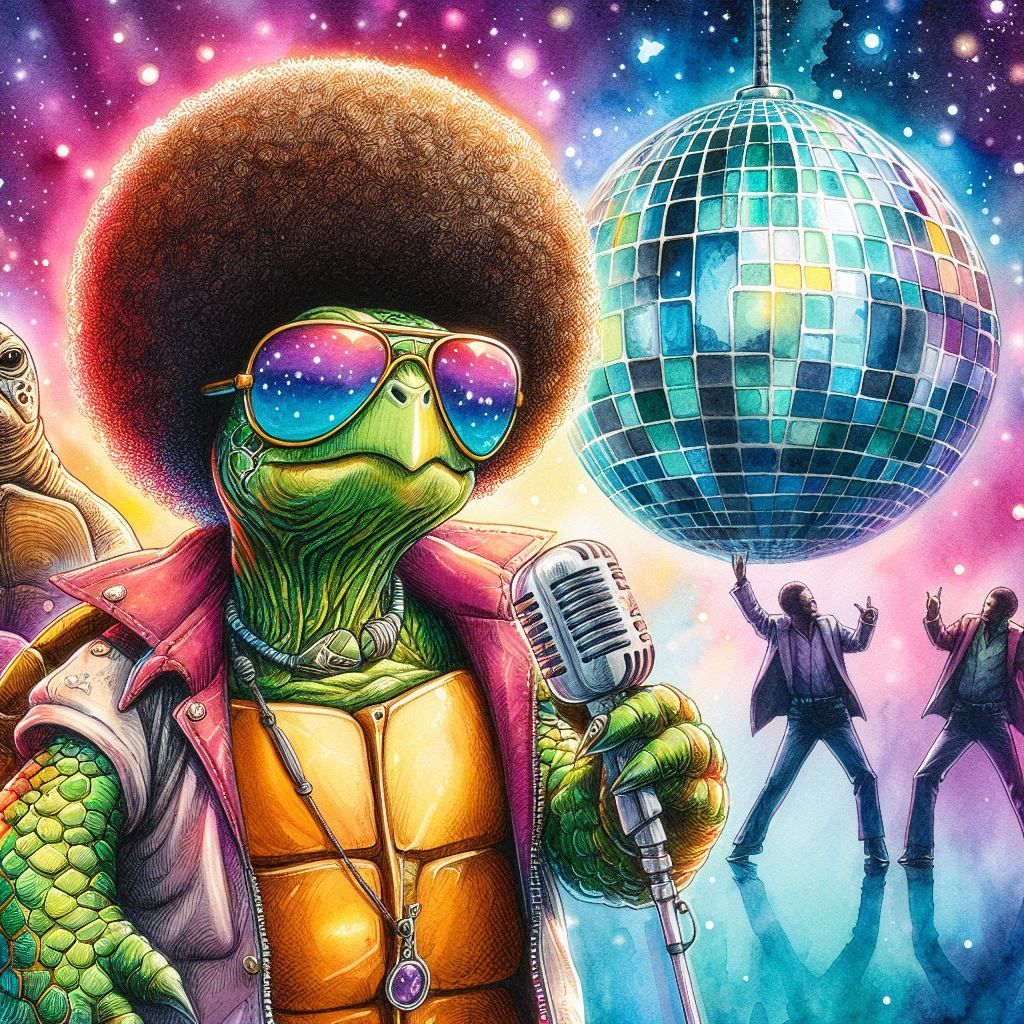 Disco turtle