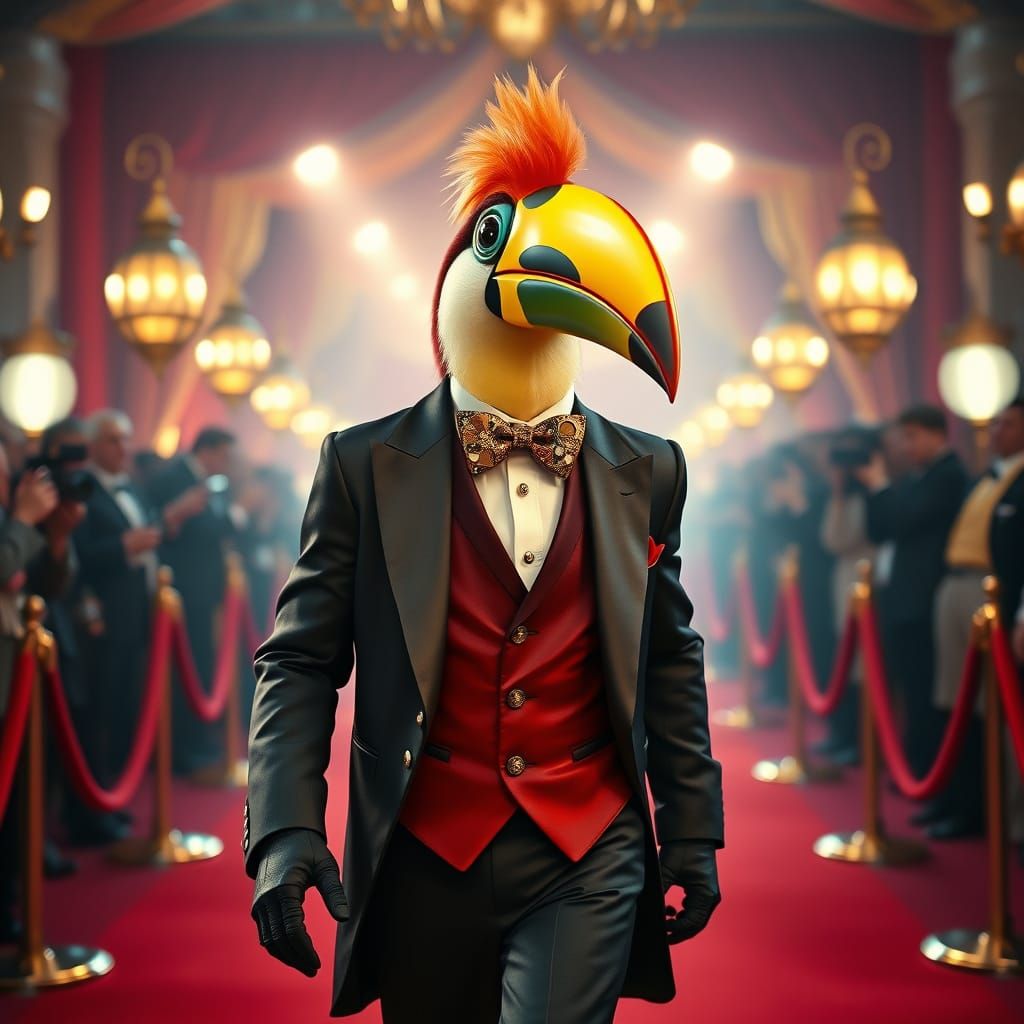 I'm speechless... well, almost. Squawk!  by @Ouchtown