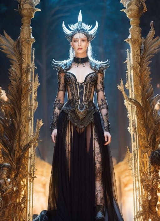 Hela the Goddess of Death - AI Generated Artwork - NightCafe Creator