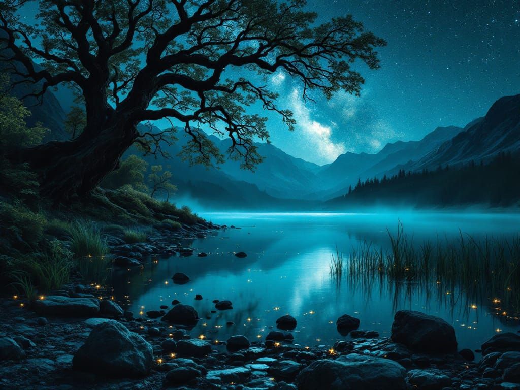 Midnight at Lake Enchantment