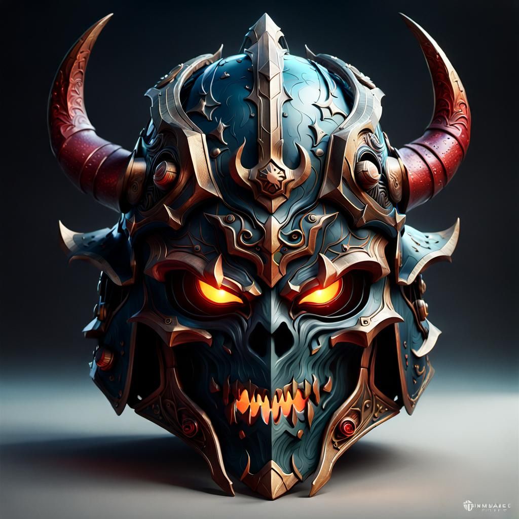 Demon Helmet   by @undefined