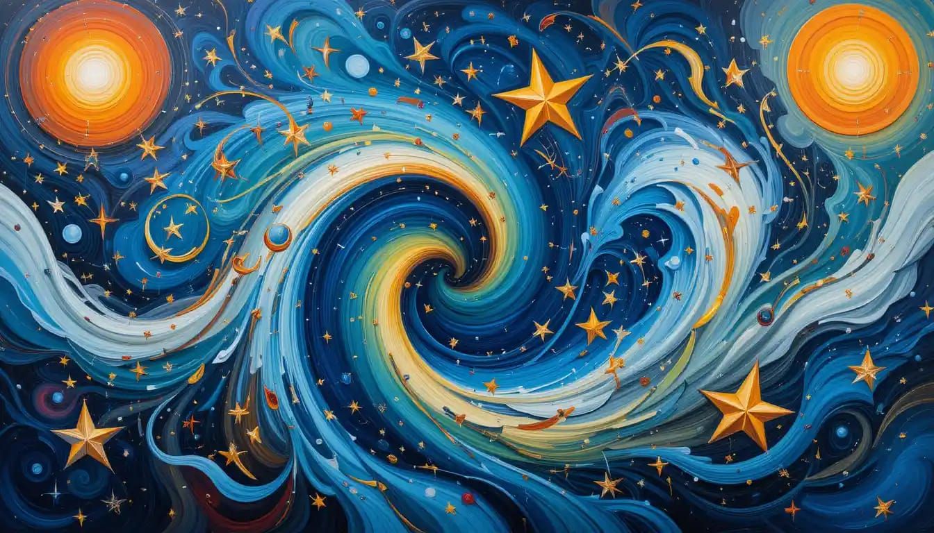 Painting the Universe :):