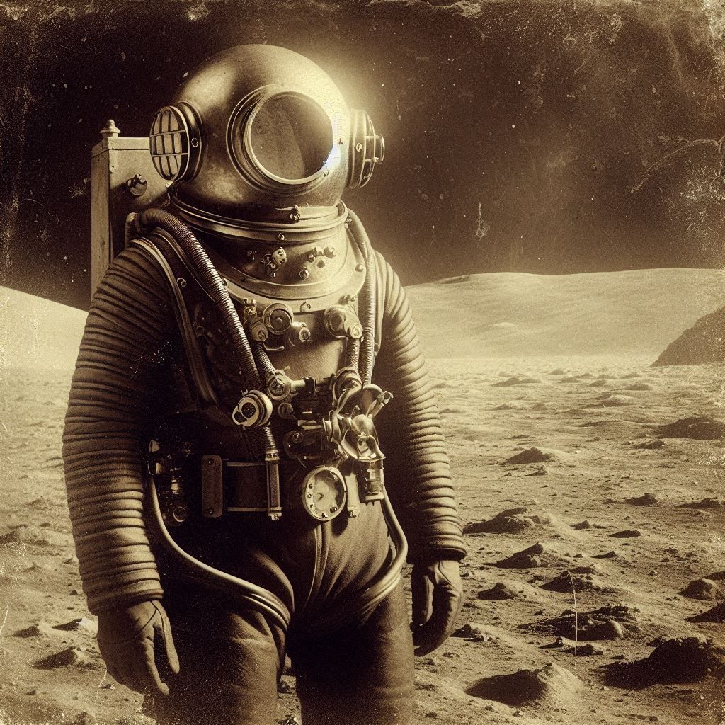 Aquanaut on the Moon