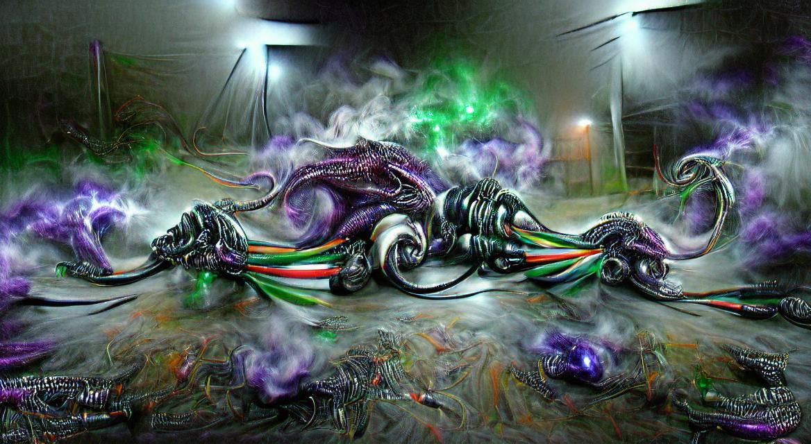 wires Cyborg Tentacles Monster Epic Dragon , Shell, Liquide ...